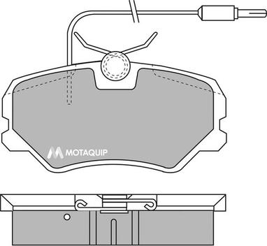 Motaquip LVXL488 - Kit de plaquettes de frein, frein à disque cwaw.fr