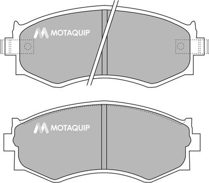 Motaquip LVXL435 - Kit de plaquettes de frein, frein à disque cwaw.fr