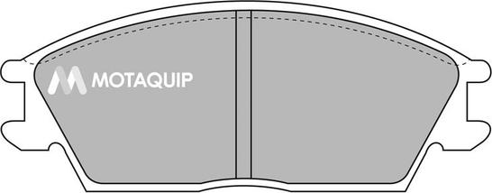 Motaquip LVXL430 - Kit de plaquettes de frein, frein à disque cwaw.fr