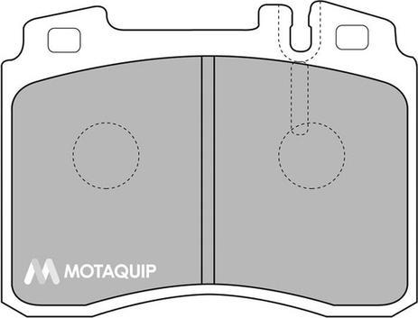 Motaquip LVXL437 - Kit de plaquettes de frein, frein à disque cwaw.fr