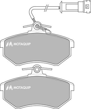 Motaquip LVXL427 - Kit de plaquettes de frein, frein à disque cwaw.fr