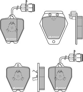 Motaquip LVXL475 - Kit de plaquettes de frein, frein à disque cwaw.fr