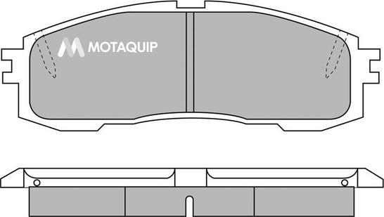 Motaquip LVXL472 - Kit de plaquettes de frein, frein à disque cwaw.fr