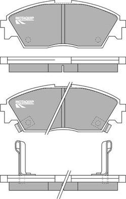 Motaquip LVXL595 - Kit de plaquettes de frein, frein à disque cwaw.fr