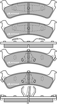 Motaquip LVXL549 - Kit de plaquettes de frein, frein à disque cwaw.fr