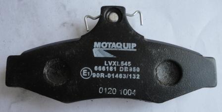 Motaquip LVXL545 - Kit de plaquettes de frein, frein à disque cwaw.fr