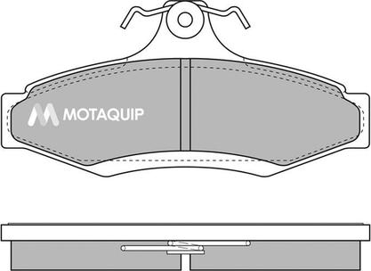 Motaquip LVXL545 - Kit de plaquettes de frein, frein à disque cwaw.fr