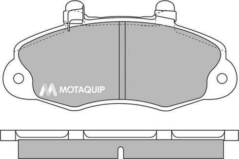 Motaquip LVXL541 - Kit de plaquettes de frein, frein à disque cwaw.fr