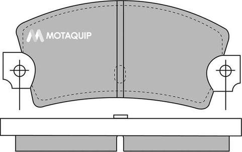 Motaquip LVXL568 - Kit de plaquettes de frein, frein à disque cwaw.fr