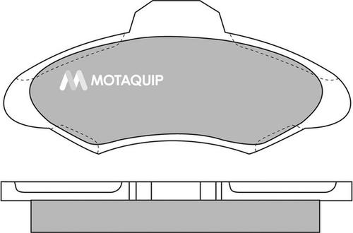 Motaquip LVXL563 - Kit de plaquettes de frein, frein à disque cwaw.fr