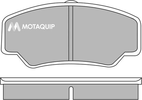 Motaquip LVXL505 - Kit de plaquettes de frein, frein à disque cwaw.fr