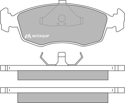 Motaquip LVXL519 - Kit de plaquettes de frein, frein à disque cwaw.fr