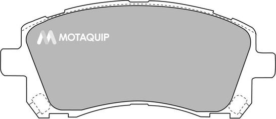 Motaquip LVXL517 - Kit de plaquettes de frein, frein à disque cwaw.fr