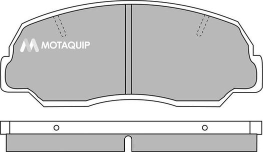 Motaquip LVXL584 - Kit de plaquettes de frein, frein à disque cwaw.fr