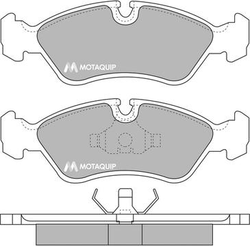 Motaquip LVXL534 - Kit de plaquettes de frein, frein à disque cwaw.fr