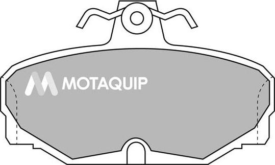 Motaquip LVXL520 - Kit de plaquettes de frein, frein à disque cwaw.fr