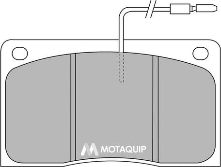 Motaquip LVXL527 - Kit de plaquettes de frein, frein à disque cwaw.fr