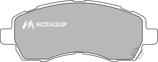 Motaquip LVXL576 - Kit de plaquettes de frein, frein à disque cwaw.fr