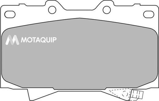 Motaquip LVXL570 - Kit de plaquettes de frein, frein à disque cwaw.fr