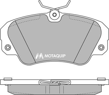 Motaquip LVXL692 - Kit de plaquettes de frein, frein à disque cwaw.fr