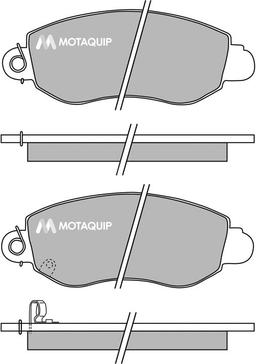 Motaquip LVXL644 - Kit de plaquettes de frein, frein à disque cwaw.fr