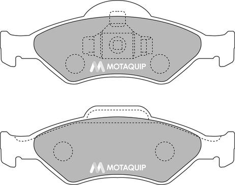 Motaquip LVXL648 - Kit de plaquettes de frein, frein à disque cwaw.fr