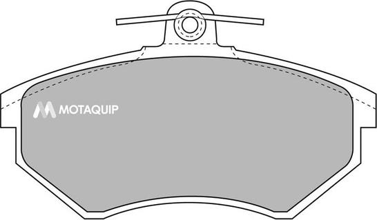 Motaquip LVXL655 - Kit de plaquettes de frein, frein à disque cwaw.fr