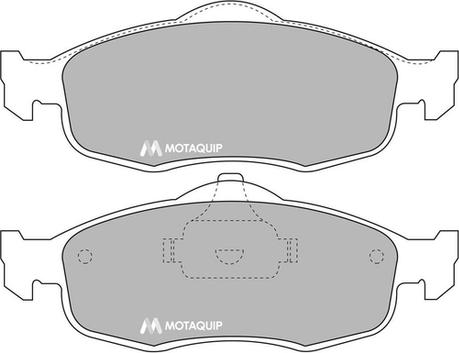 Motaquip LVXL662 - Kit de plaquettes de frein, frein à disque cwaw.fr