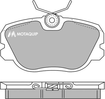 Motaquip LVXL603 - Kit de plaquettes de frein, frein à disque cwaw.fr