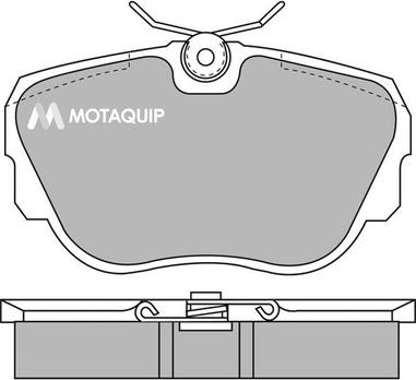 Motaquip LVXL614 - Kit de plaquettes de frein, frein à disque cwaw.fr