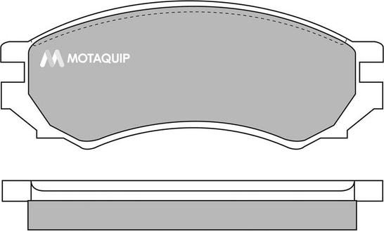 Motaquip LVXL615 - Kit de plaquettes de frein, frein à disque cwaw.fr