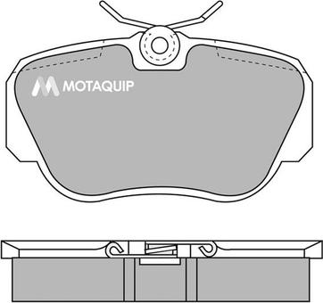 Motaquip LVXL616 - Kit de plaquettes de frein, frein à disque cwaw.fr