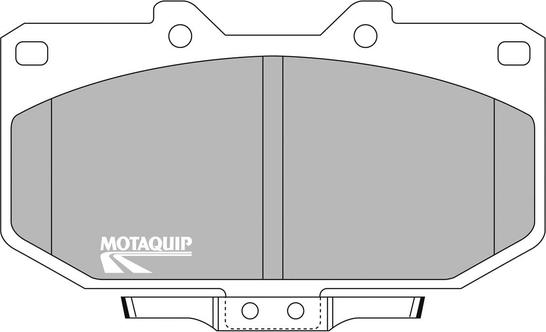 Motaquip LVXL610 - Kit de plaquettes de frein, frein à disque cwaw.fr