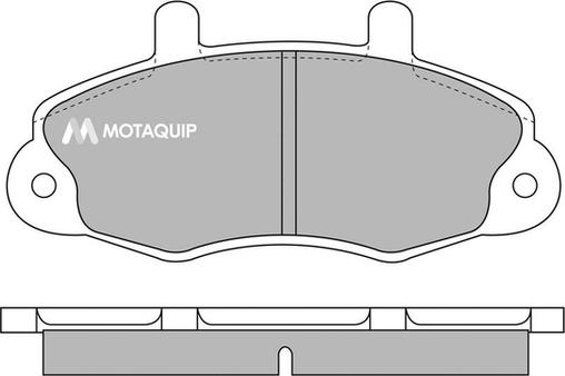 Motaquip LVXL624 - Kit de plaquettes de frein, frein à disque cwaw.fr