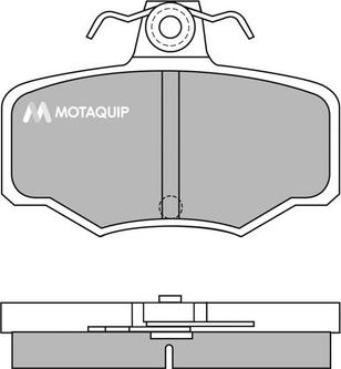 Motaquip LVXL626 - Kit de plaquettes de frein, frein à disque cwaw.fr