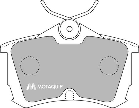 Motaquip LVXL620 - Kit de plaquettes de frein, frein à disque cwaw.fr