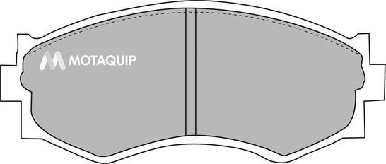 Motaquip LVXL623 - Kit de plaquettes de frein, frein à disque cwaw.fr