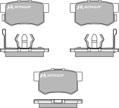 Motaquip LVXL1442 - Kit de plaquettes de frein, frein à disque cwaw.fr