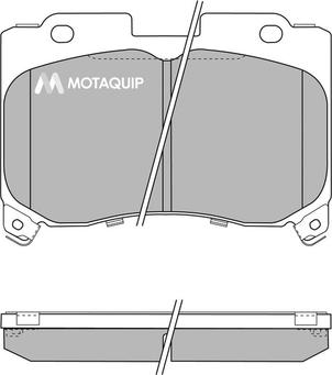 Motaquip LVXL144 - Kit de plaquettes de frein, frein à disque cwaw.fr