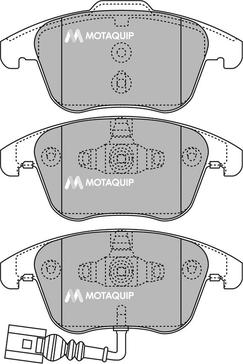 Motaquip LVXL1405 - Kit de plaquettes de frein, frein à disque cwaw.fr