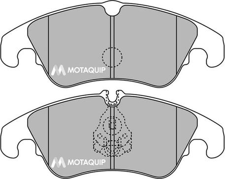 Motaquip LVXL1401 - Kit de plaquettes de frein, frein à disque cwaw.fr