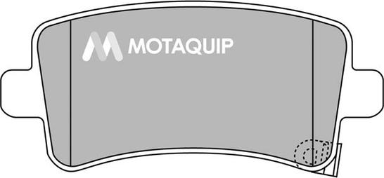 Motaquip LVXL1408 - Kit de plaquettes de frein, frein à disque cwaw.fr