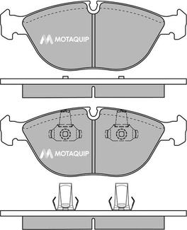 Motaquip LVXL140 - Kit de plaquettes de frein, frein à disque cwaw.fr