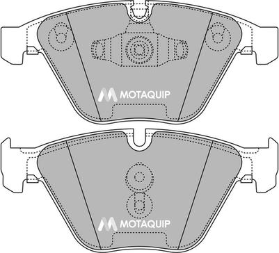 Motaquip LVXL1411 - Kit de plaquettes de frein, frein à disque cwaw.fr