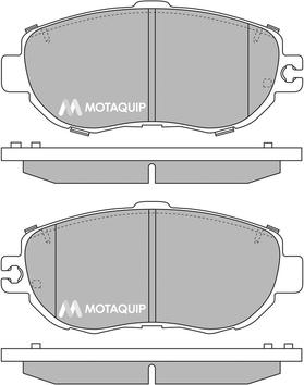 Motaquip LVXL141 - Kit de plaquettes de frein, frein à disque cwaw.fr