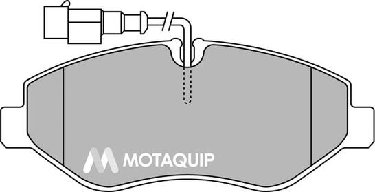 Motaquip LVXL1434 - Kit de plaquettes de frein, frein à disque cwaw.fr