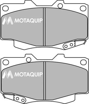 Motaquip LVXL1430 - Kit de plaquettes de frein, frein à disque cwaw.fr