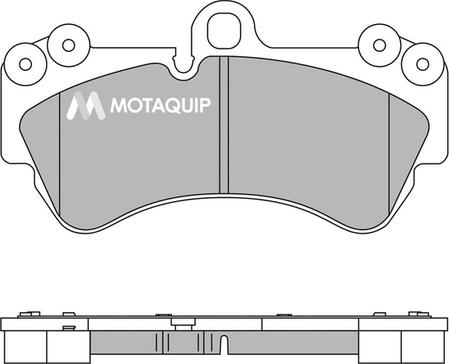 Motaquip LVXL1438 - Kit de plaquettes de frein, frein à disque cwaw.fr