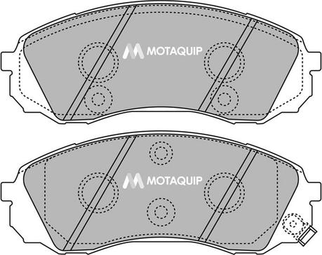 Motaquip LVXL1420 - Kit de plaquettes de frein, frein à disque cwaw.fr