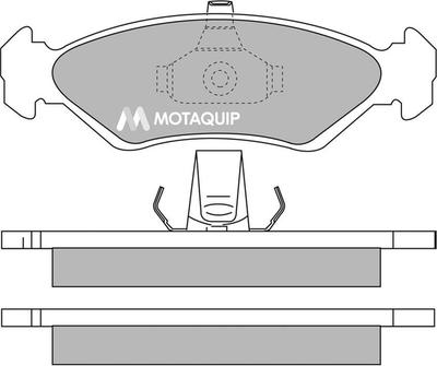 Motaquip LVXL154 - Kit de plaquettes de frein, frein à disque cwaw.fr